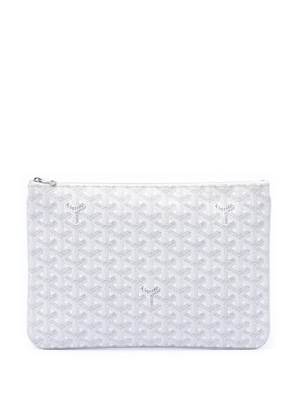 Goyard Pre-Owned 2017 Goyardine Senat MM clutch bag - White