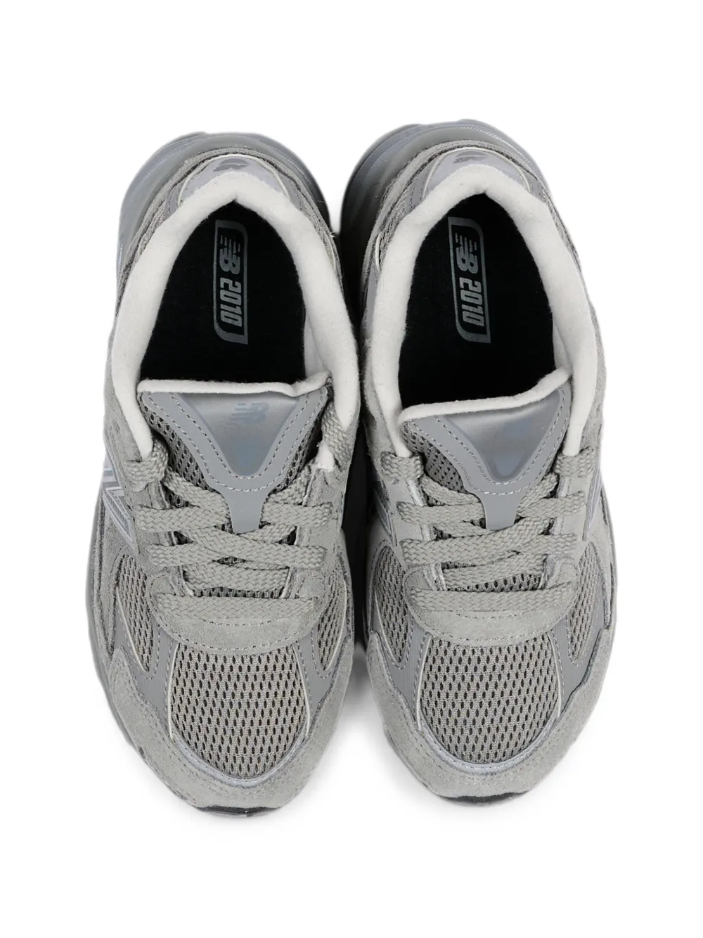New Balance Kids panelled mesh-insert sneakers Grijs