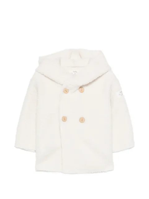 TEDDY & MINOU double-breasted hooded coat