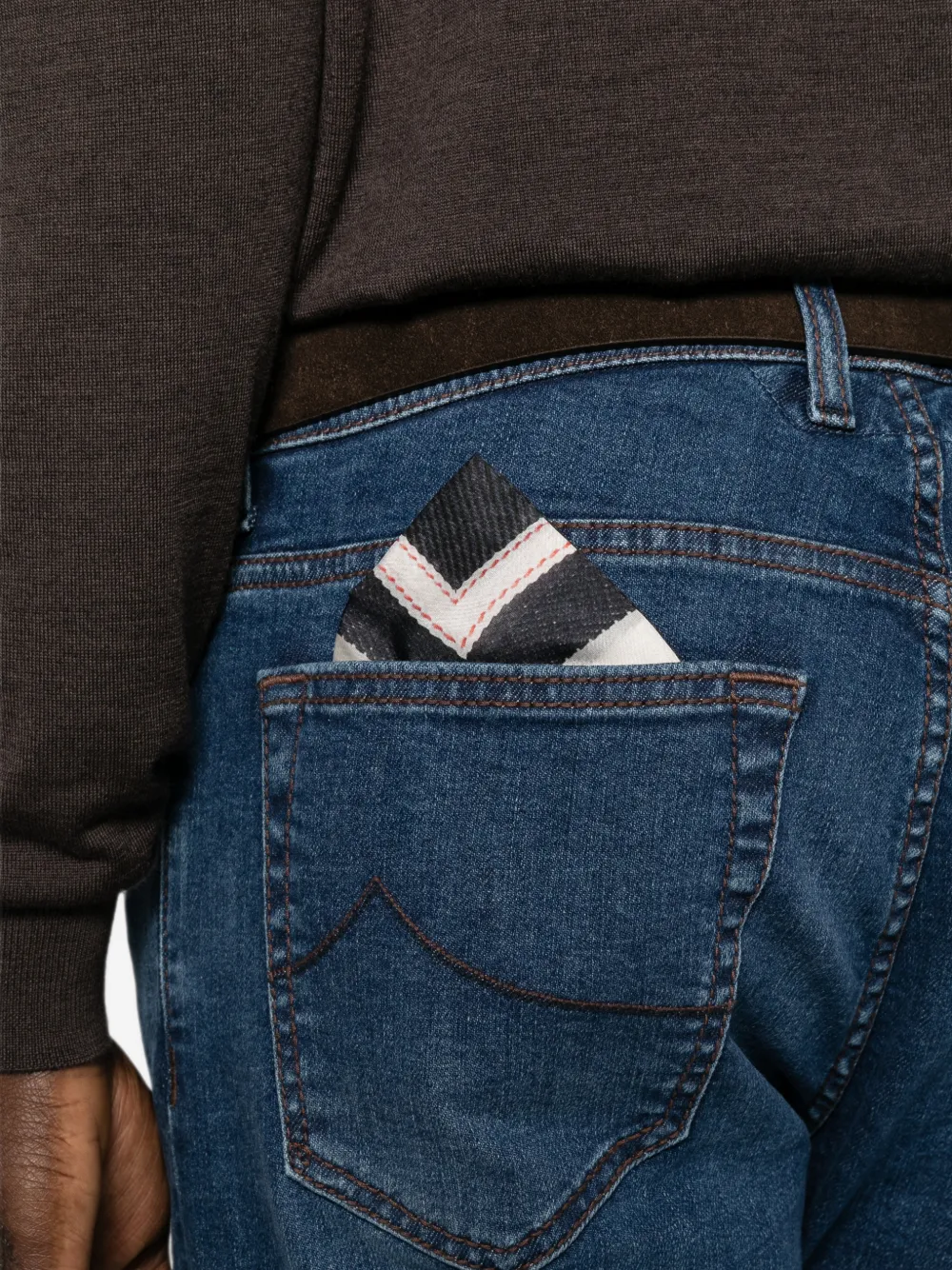 Jacob Cohën Straight jeans met vervaagd effect Blauw