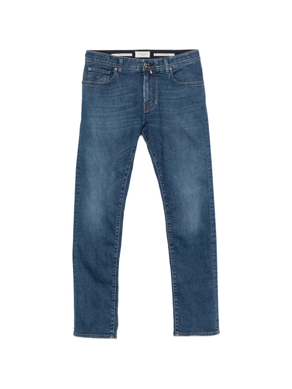 Jacob Cohën faded straight-leg jeans - Blau