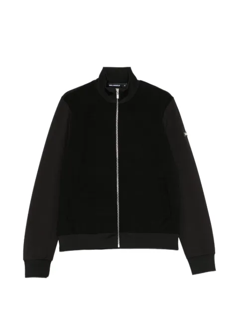 Karl Lagerfeld zip-up panelled jacket
