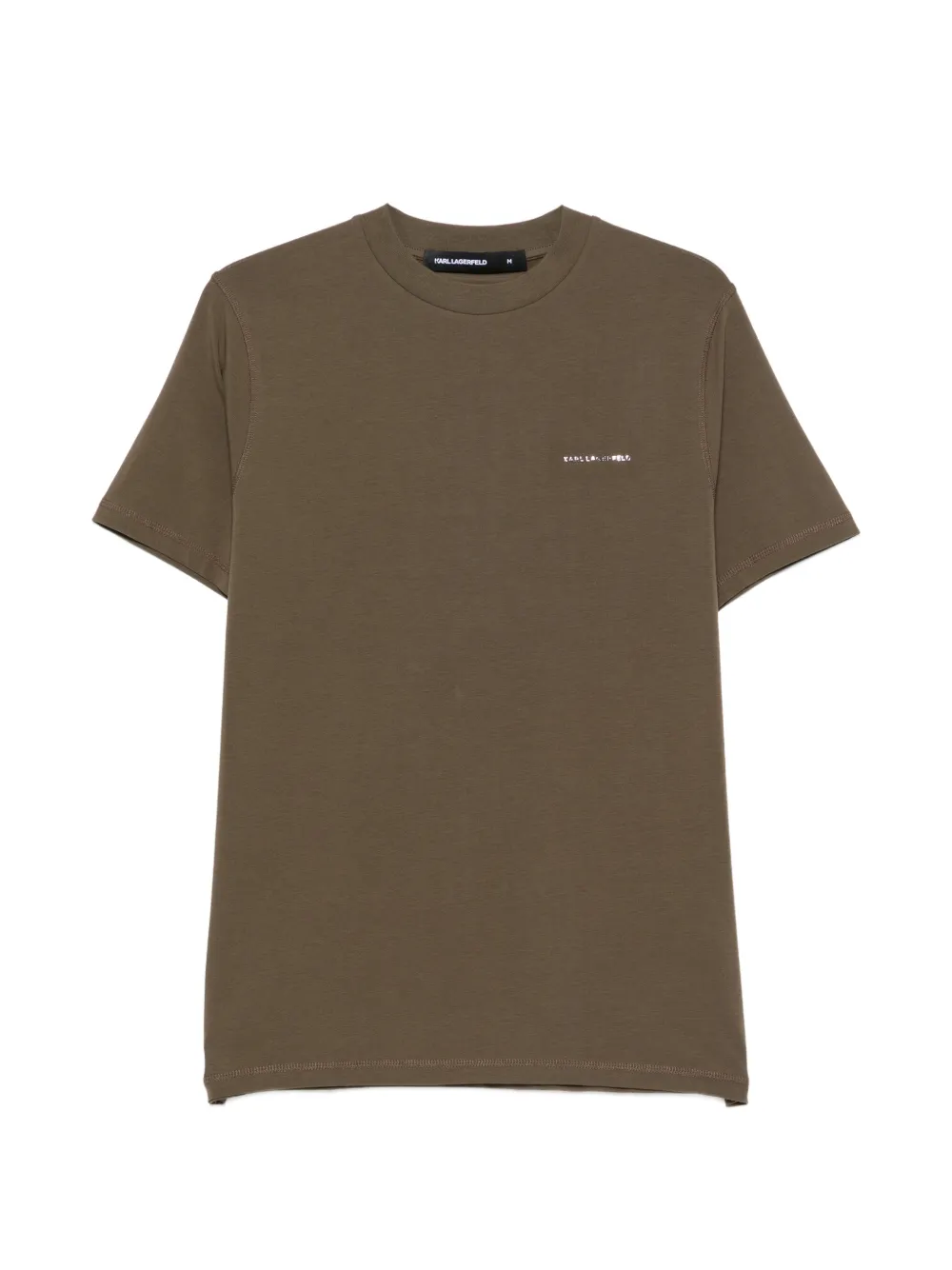 Karl Lagerfeld logo-print T-shirt - Verde