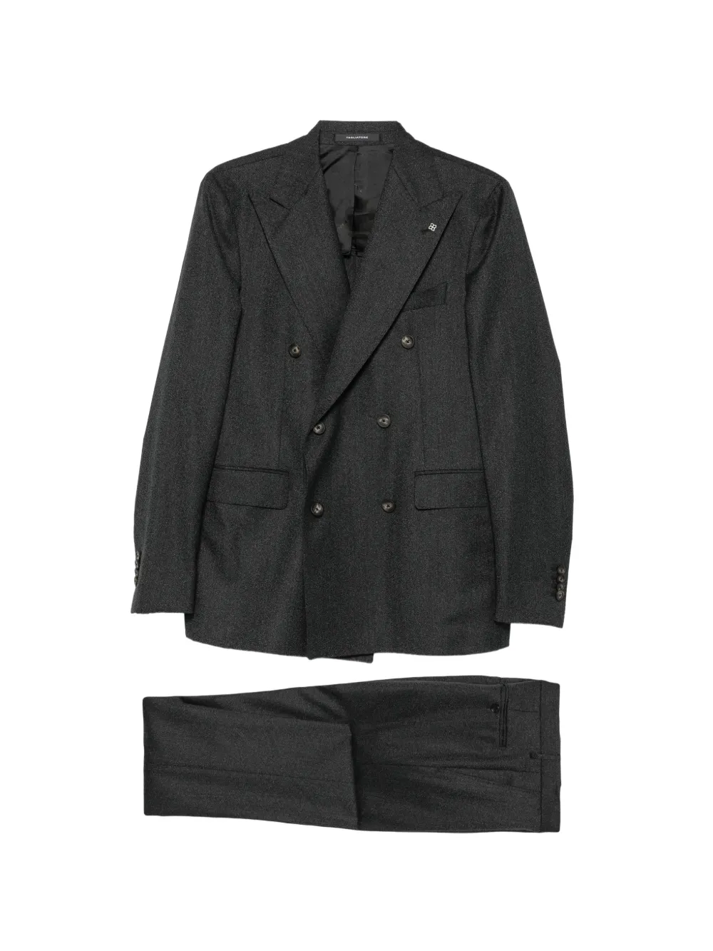 Tagliatore double-breasted wool suit - Grau