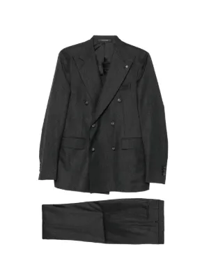 Lardini ピンストライプ ダブルスーツ | グレー | FARFETCH JP