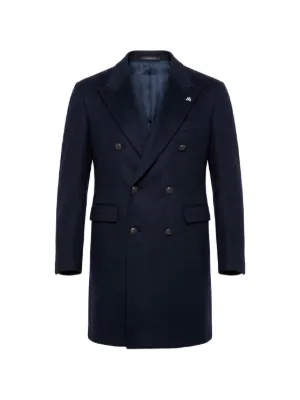 Brioni single-breasted Wool Coat | Blue | FARFETCH