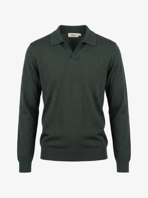 Altea jersey con cuello de polo y manga larga