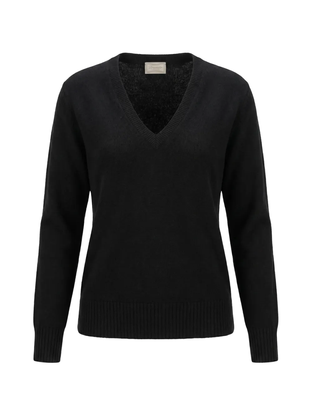 Drumohr V-neck cashmere sweater - Schwarz