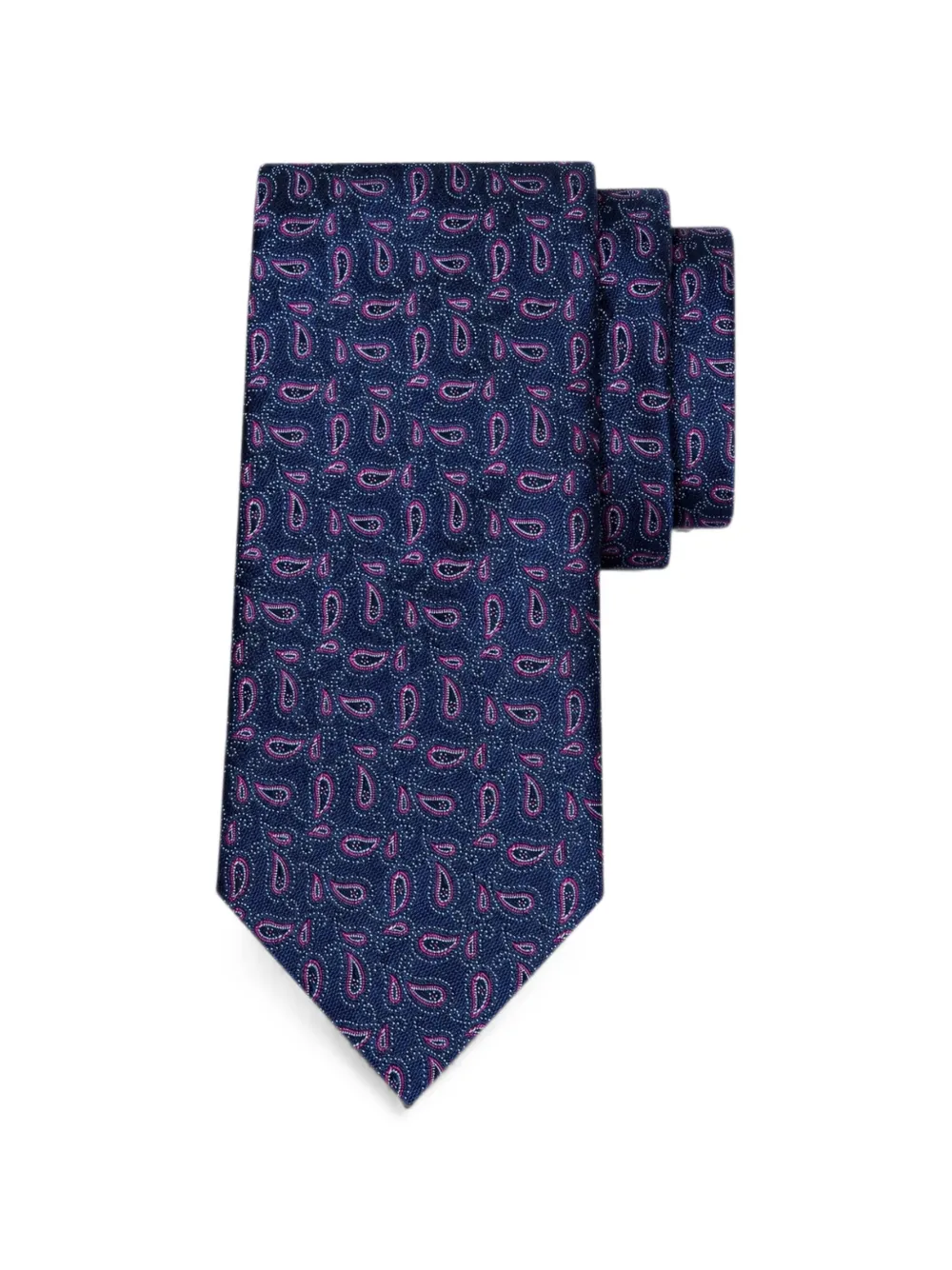 MARCO PASCALI Papillon con stampa paisley - Blu