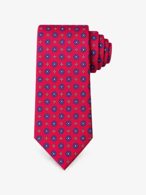 Bona Furtuna geometric-print tie