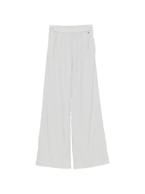 Herno elasticated wide-leg trousers