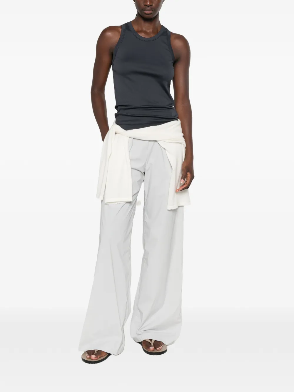 Herno Elastische broek Grijs