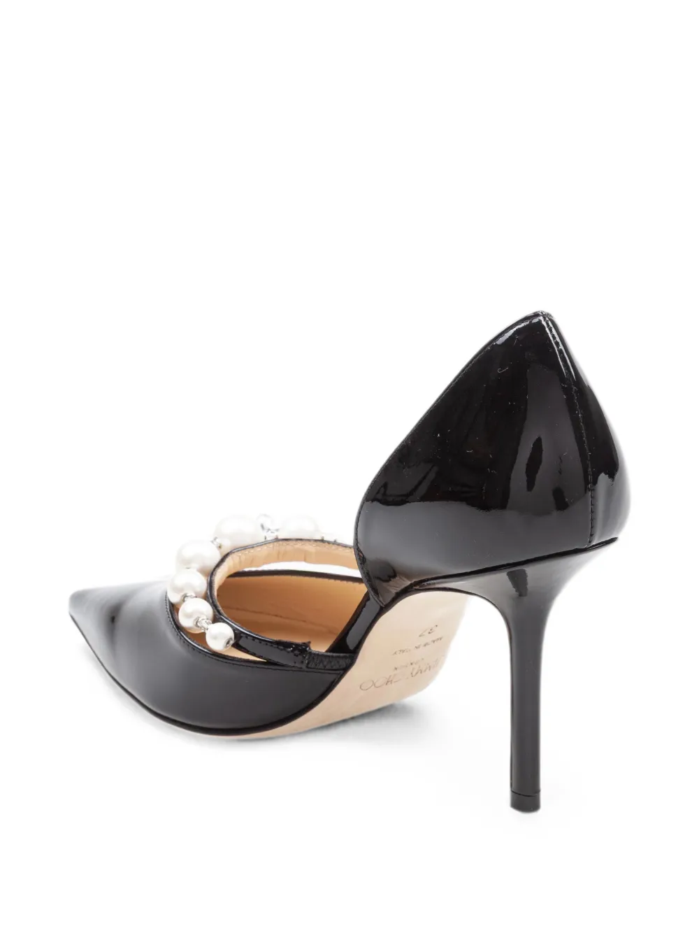 Jimmy Choo Aurelie pumps verfraaid met parels Zwart