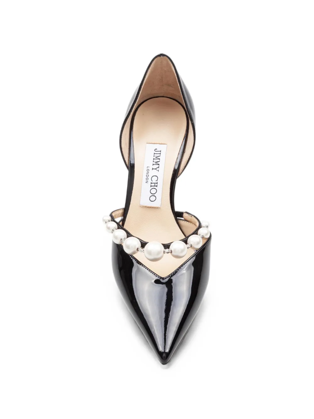 Jimmy Choo Aurelie pumps verfraaid met parels Zwart