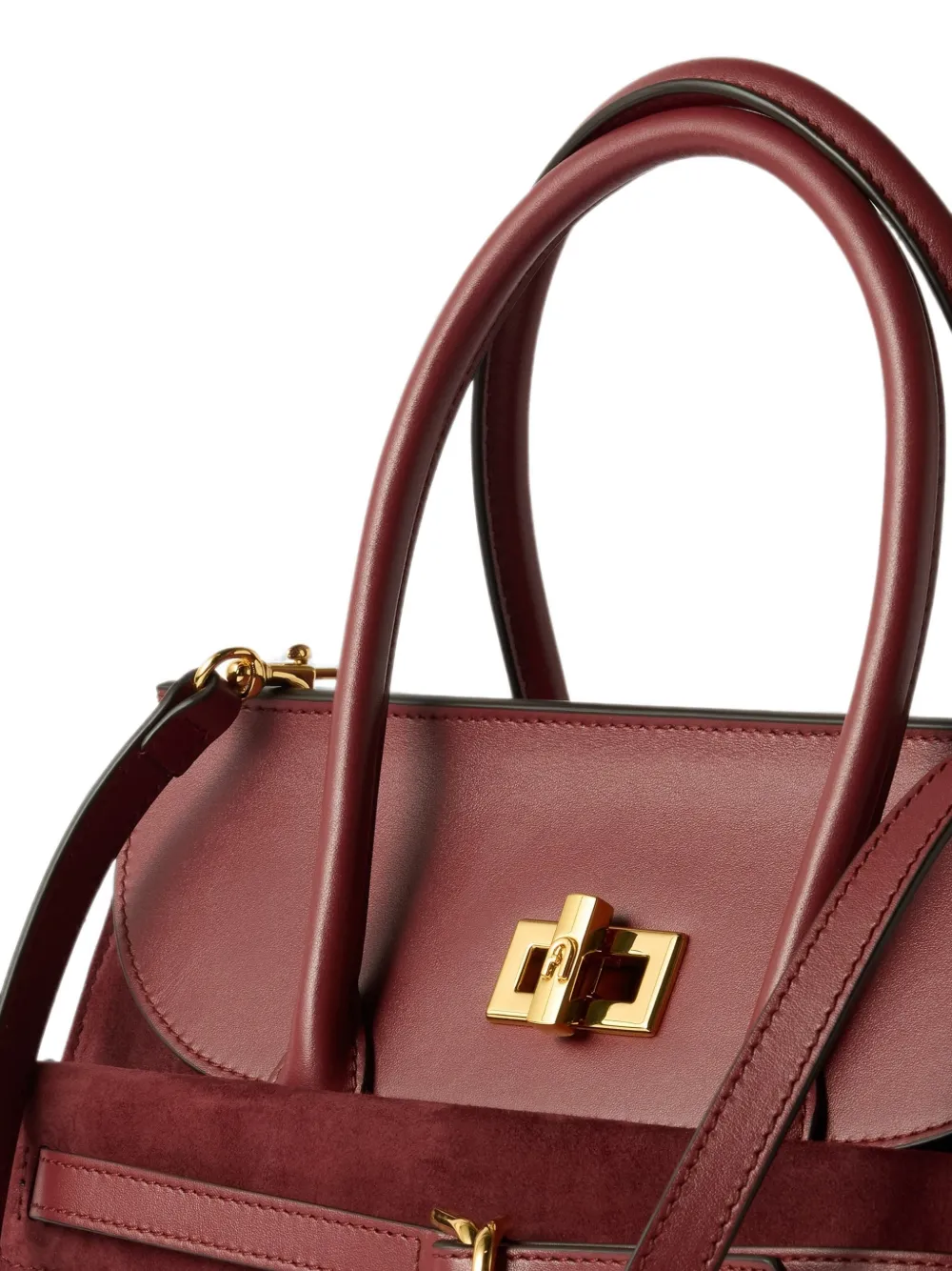Furla Greta leren shopper Rood