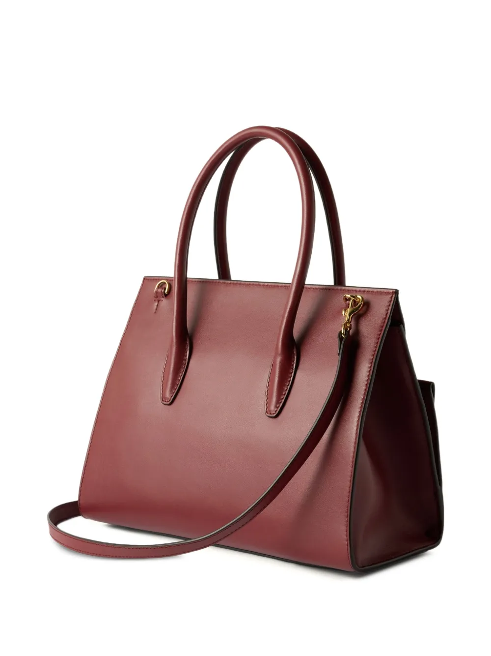 Furla Greta leren shopper Rood