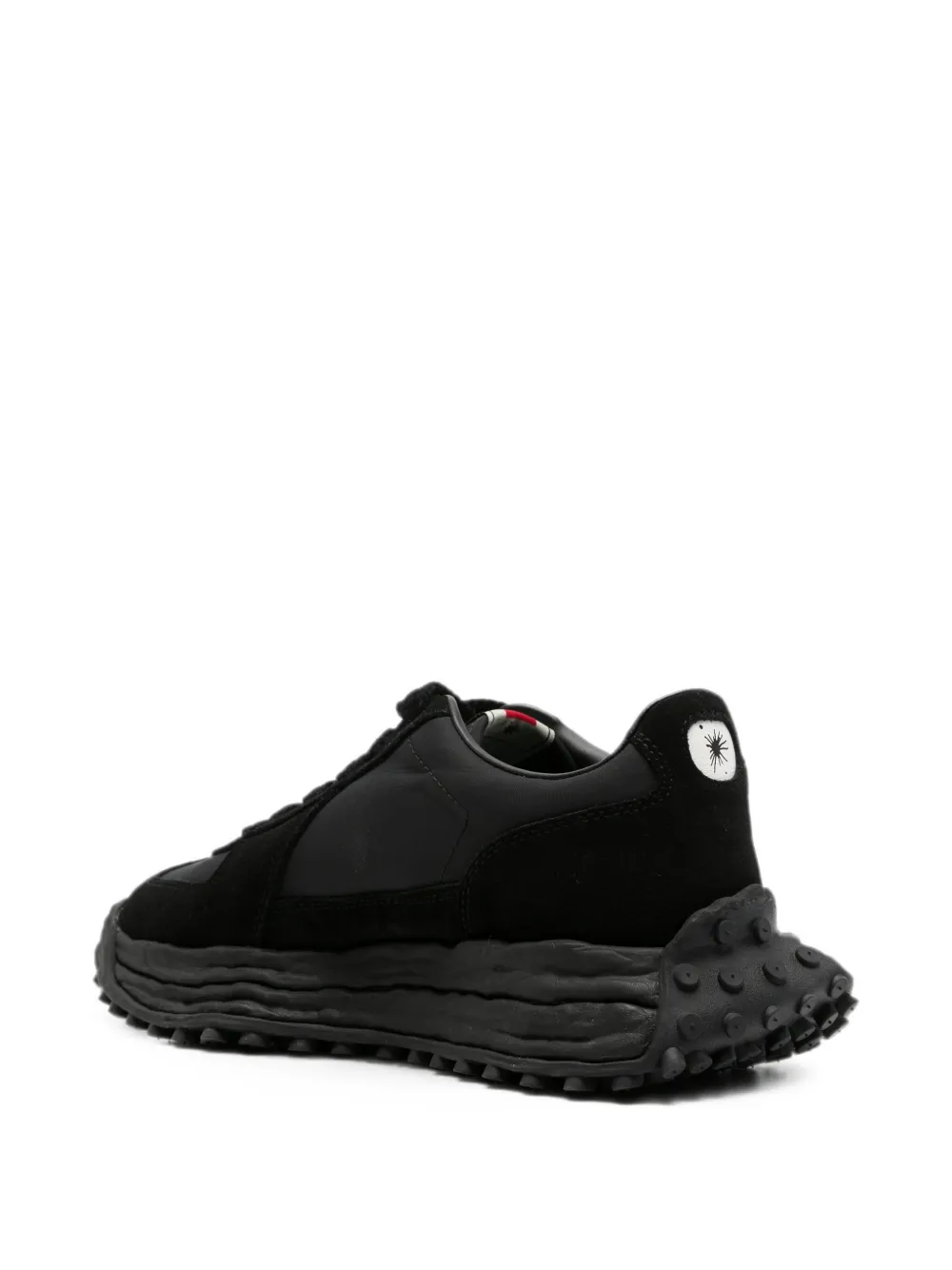 Maison MIHARA YASUHIRO Larry panelled sneakers Zwart