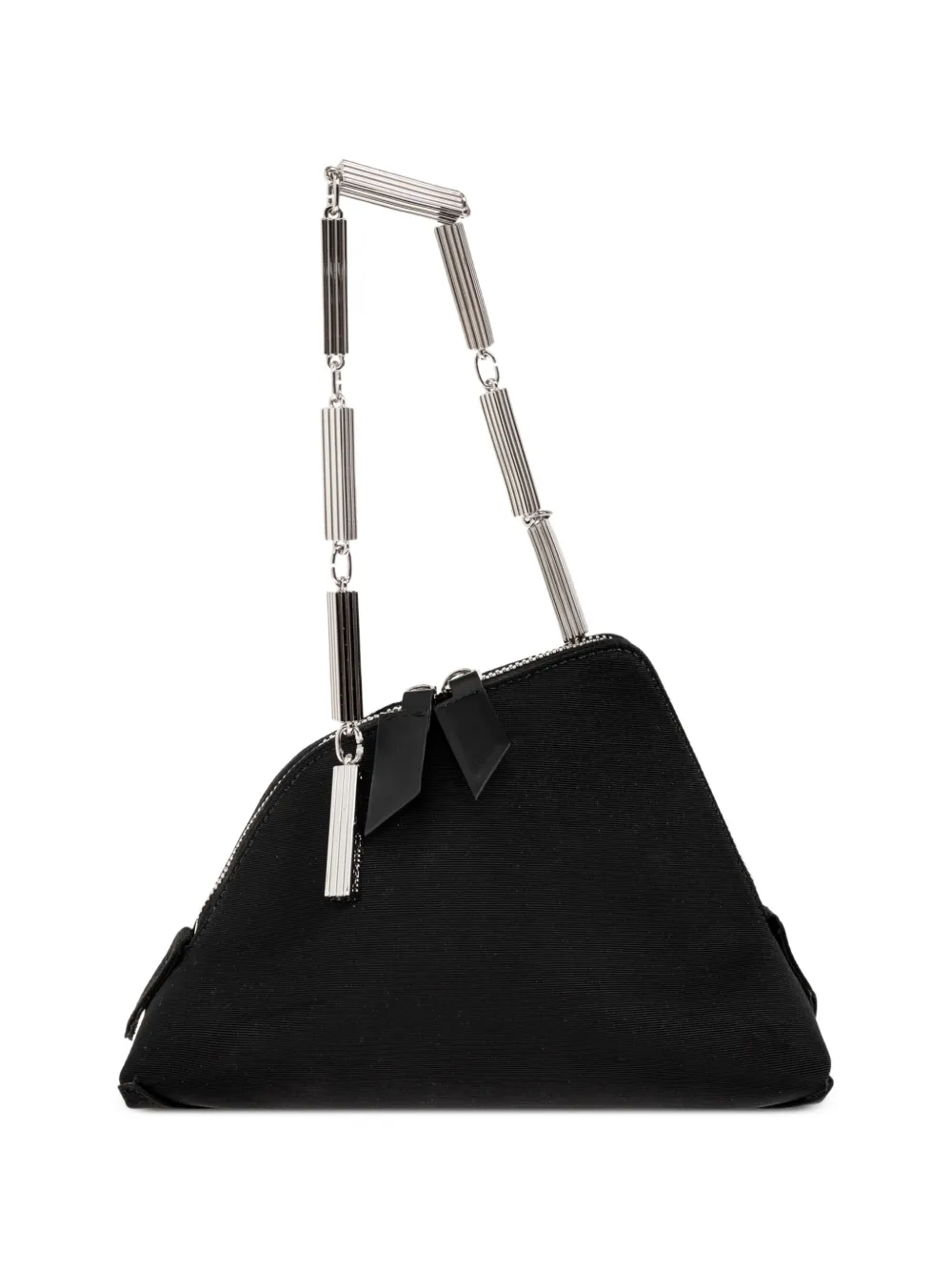 The Attico La Scala chain-link clutch bag - Nero