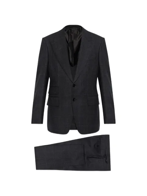 TOM FORD check-pattern wool suit