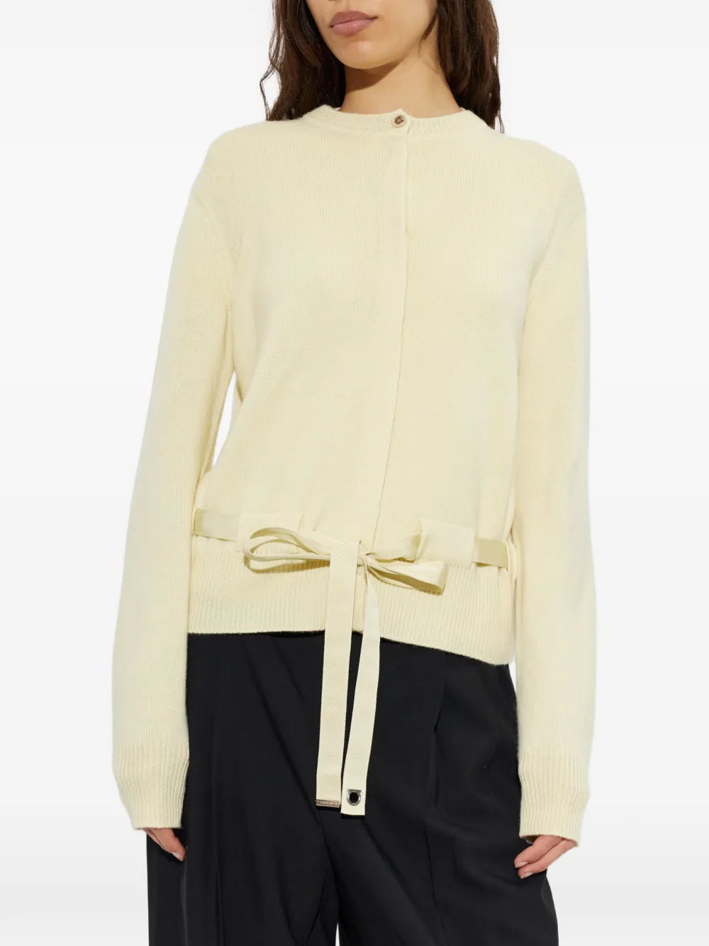 Ferragamo Kasjmier vest Geel