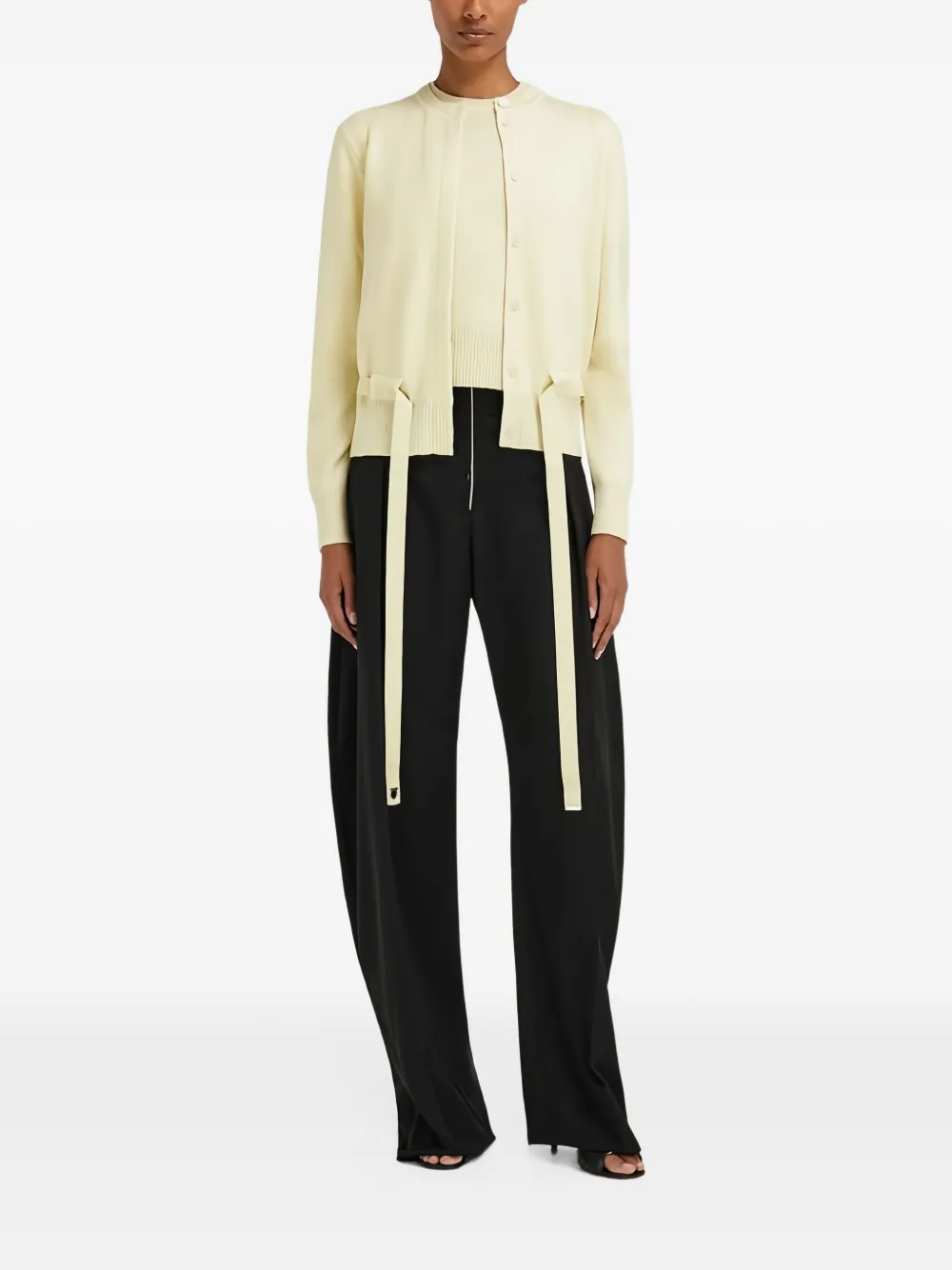 Ferragamo Kasjmier vest Geel