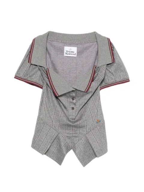 Vivienne Westwood Monday Oberteil mit Nadelstreifen