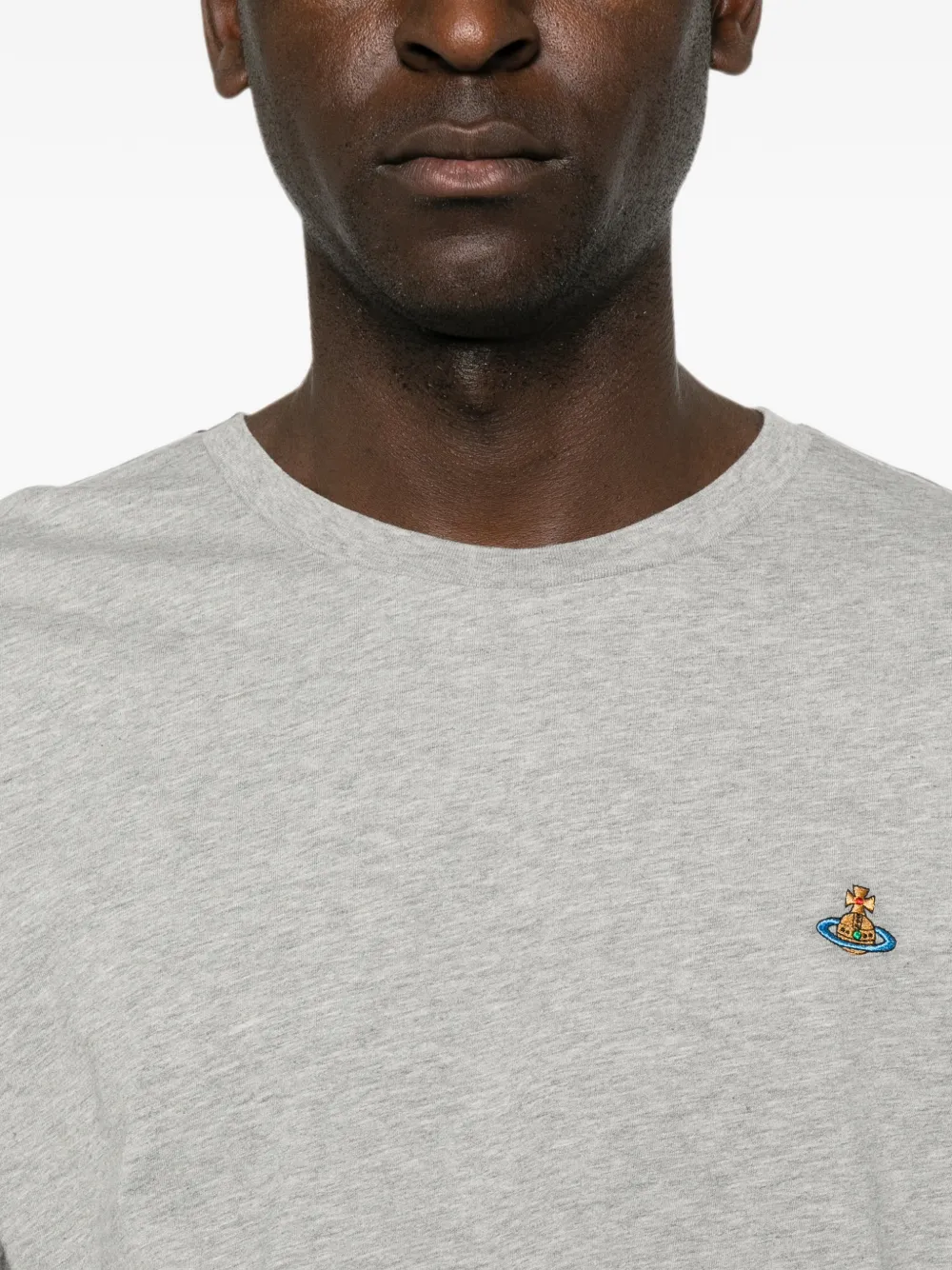 Vivienne Westwood T-shirt met borduurwerk Grijs