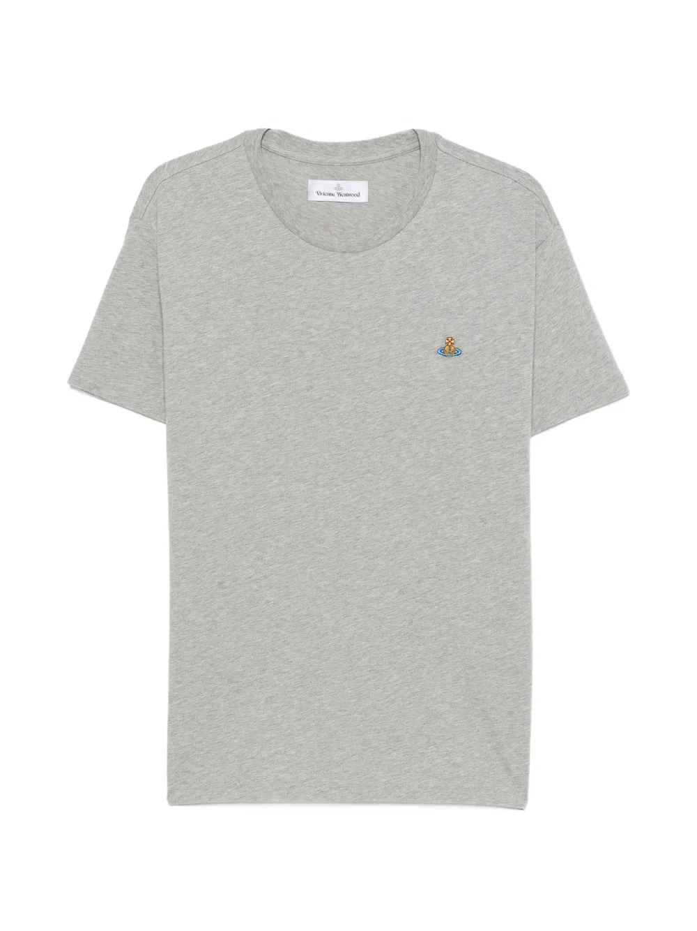Vivienne Westwood Orb-embroidered T-shirt - Grigio