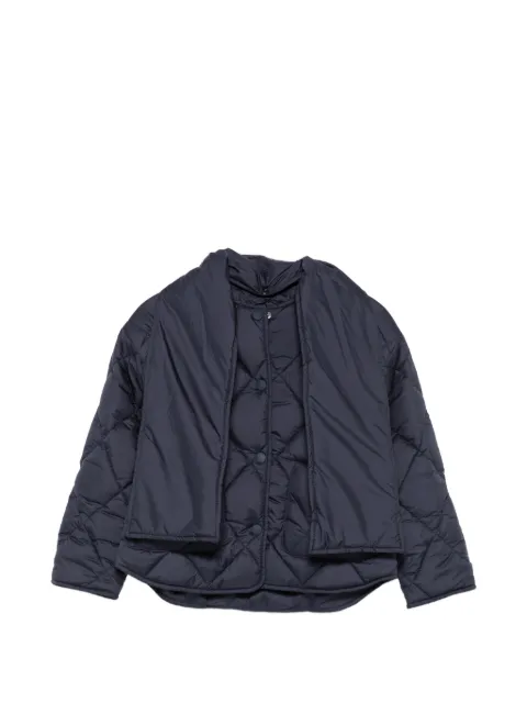 Il Gufo quilted scarf-detail jacket