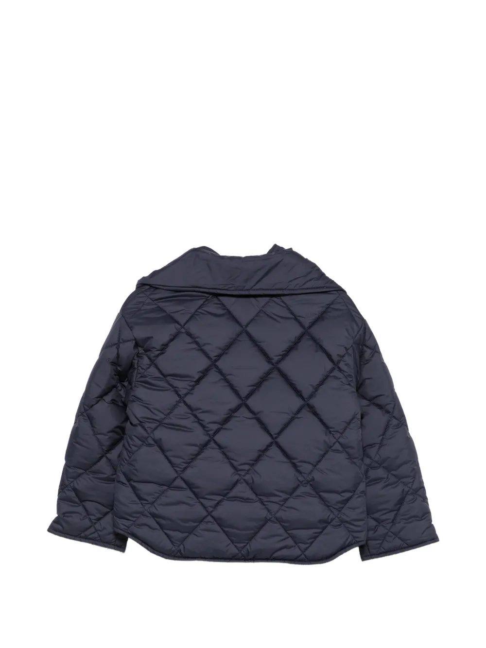 Il Gufo Gewatteerd jack met sjaaldetail Blauw