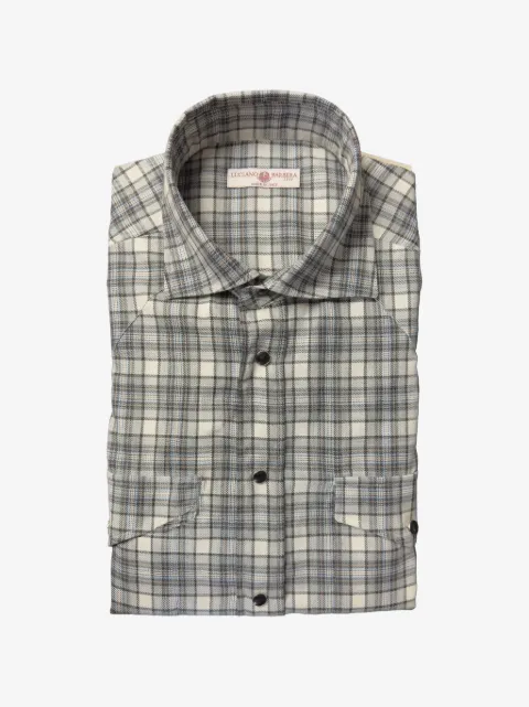 Luciano Barbera check-pattern shirt