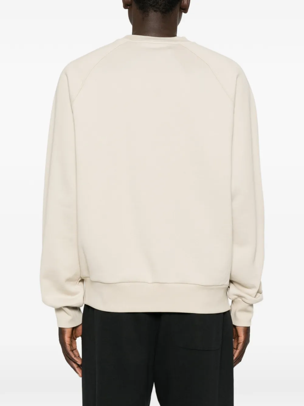 Moose Knuckles Yul sweater met logopatch Beige
