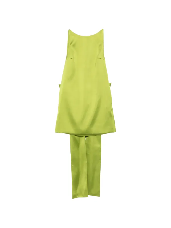 self portrait green dress Self-Portrait oversized-bow Mini | Wicked
