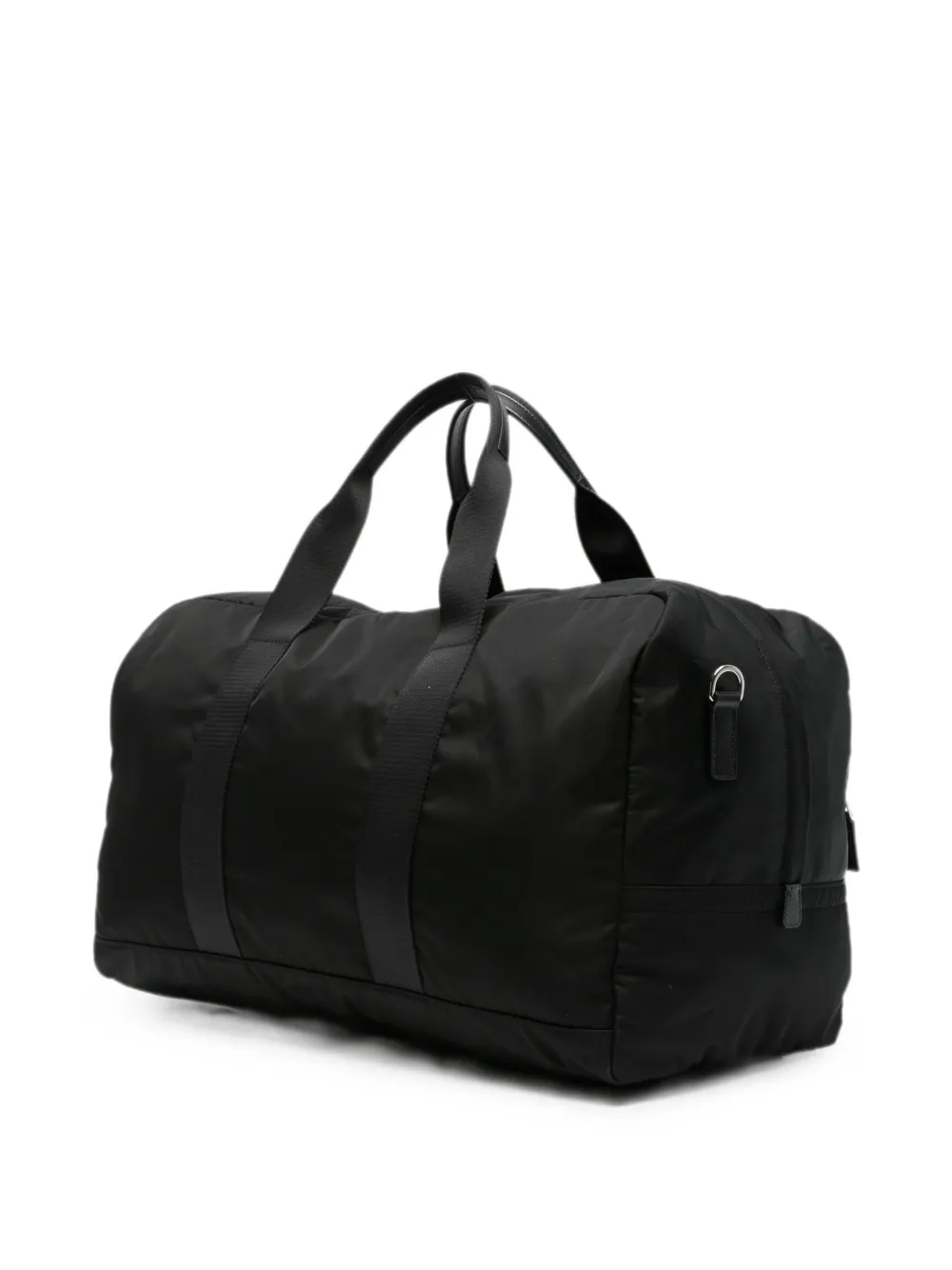 Prada Re-Nylon reistas met logoplakkaat Zwart