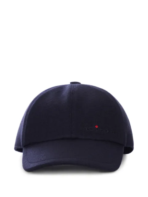 Kiton logo-embroidered cashmere baseball cap