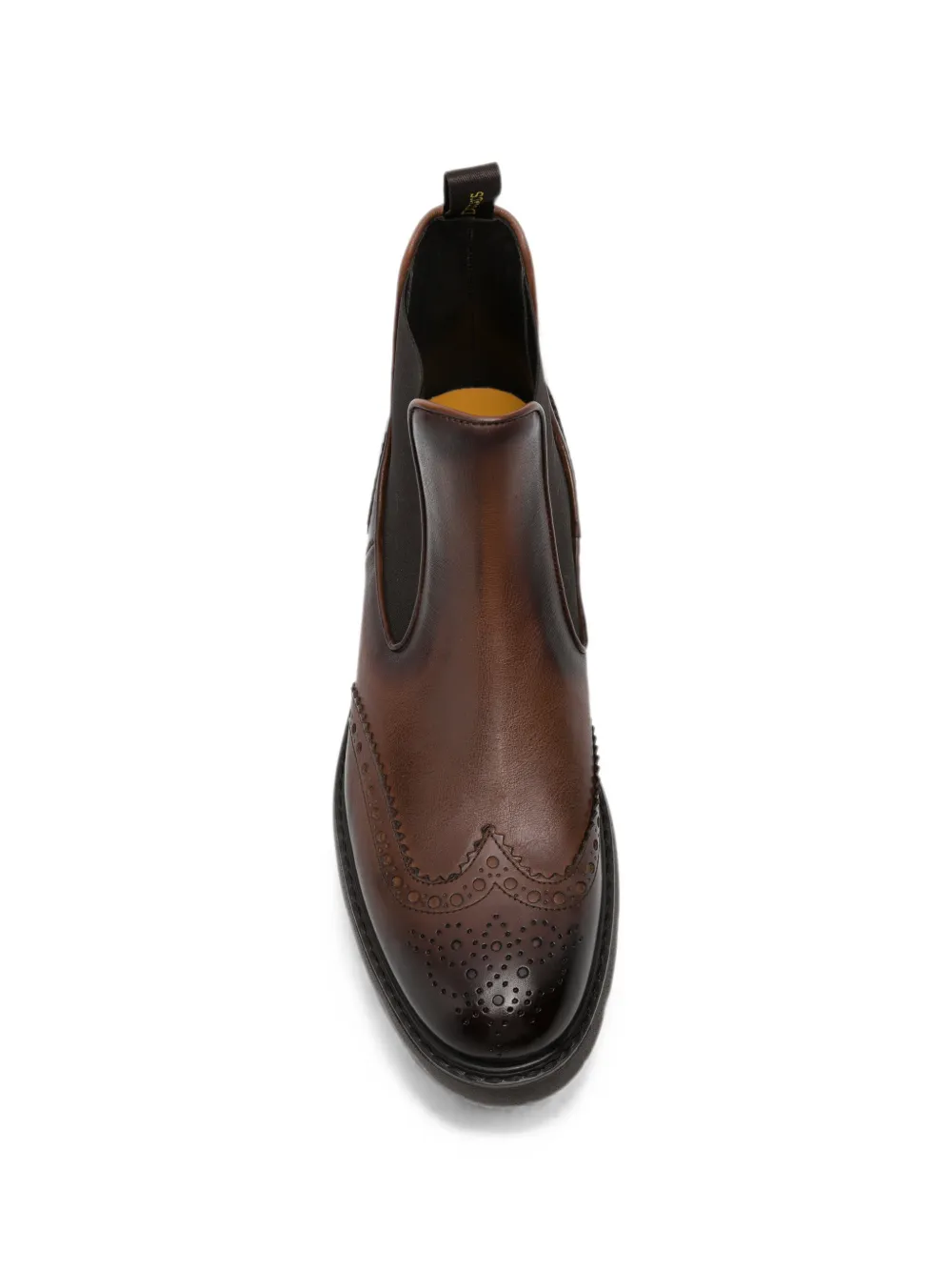Doucal's leather boots Bruin