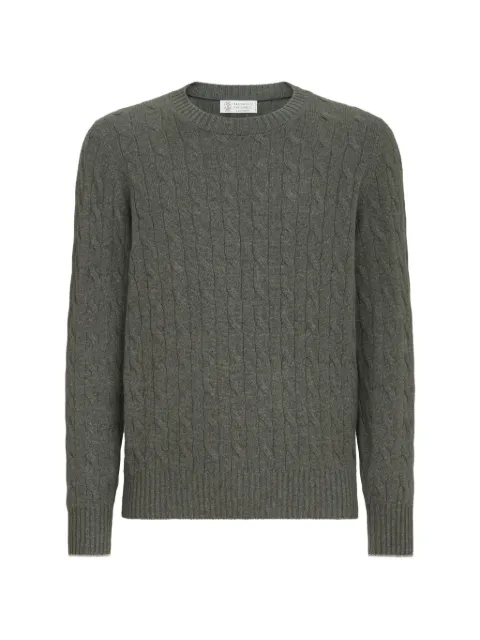 Brunello Cucinelli cable-knit cashmere sweater