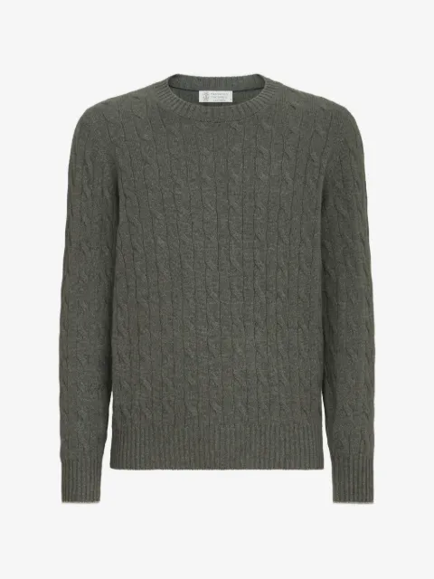 Brunello Cucinelli cable-knit cashmere sweater