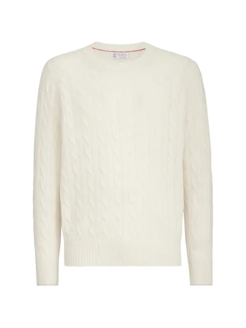 Brunello Cucinelli cable-knit cashmere sweater
