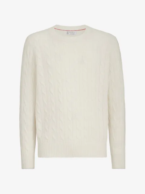 Brunello Cucinelli cable-knit cashmere sweater