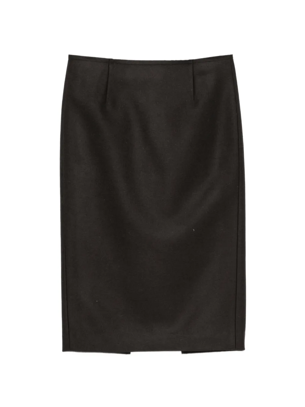 MM6 Maison Margiela Asymmetrische midi-rok met split aan de achterkant Bruin
