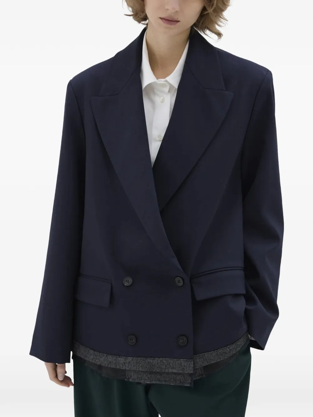 Phisique Du Role double-breasted blazer - Blau