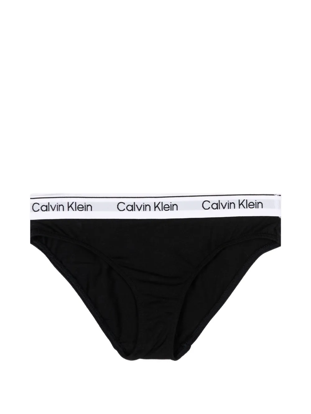Calvin Klein Kids Twee boxershorts met logoband Zwart