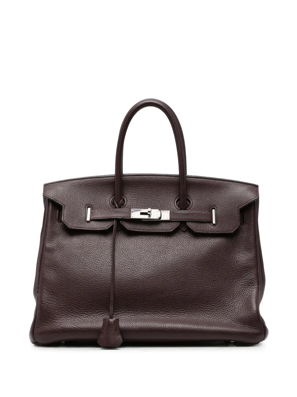 Hermès Pre-Owned 2009 Birkin leather tote bag - Rosso