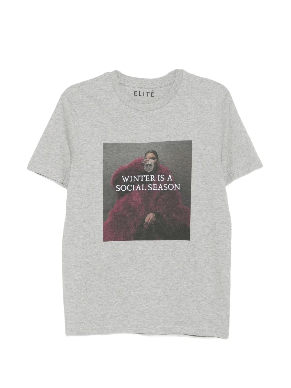 Elite graphic-print T-shirt - Grigio