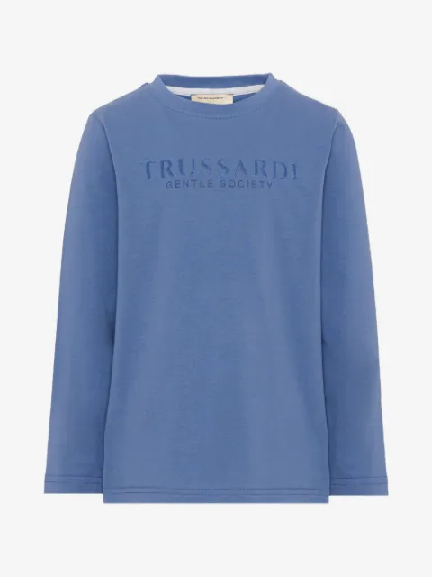 TRUSSARDI JUNIOR t-shirt à logo brodé