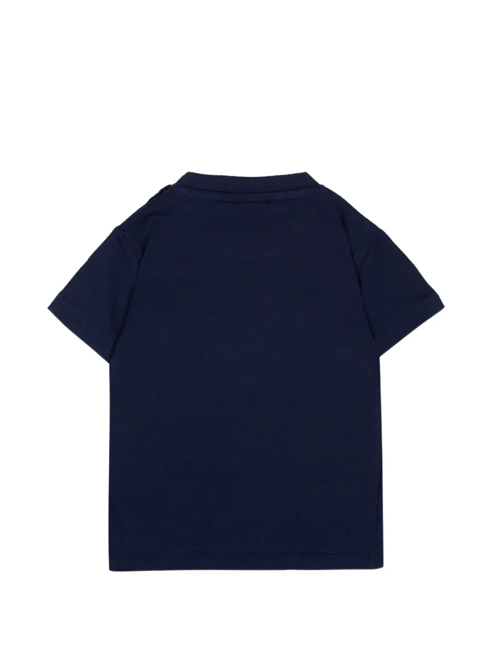 TRUSSARDI JUNIOR Katoenen T-shirt met logoprint Blauw