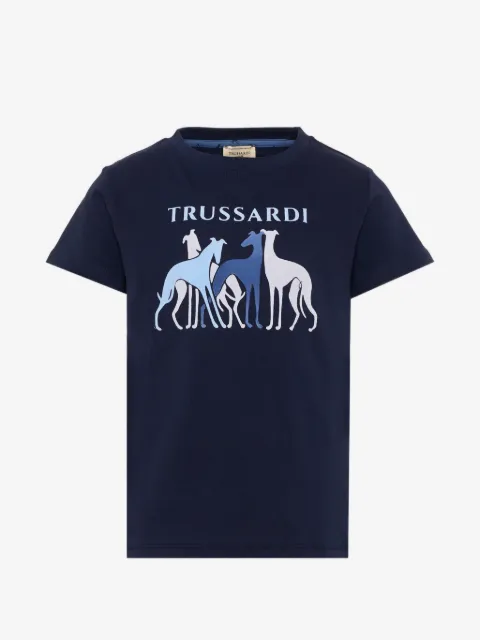 TRUSSARDI JUNIOR t-shirt à logo imprimé