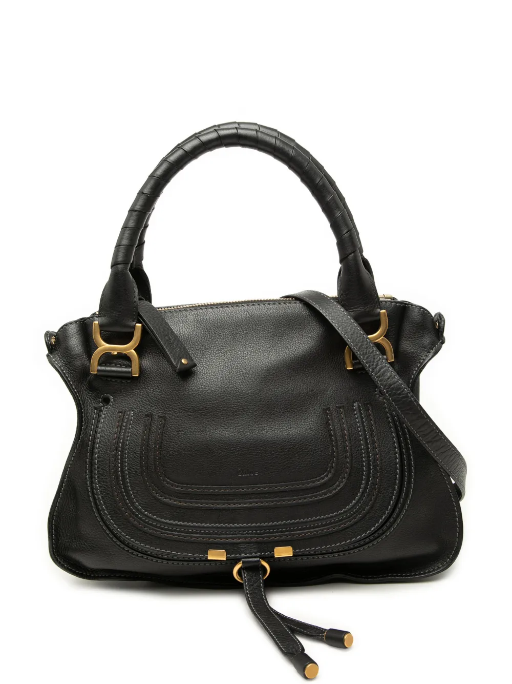 Chloé Pre-Owned 2011 Medium Leather Marcie satchel - Black