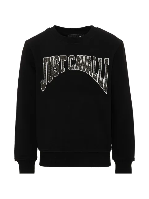 Just Cavalli Kids logo-embellished sweatshirt